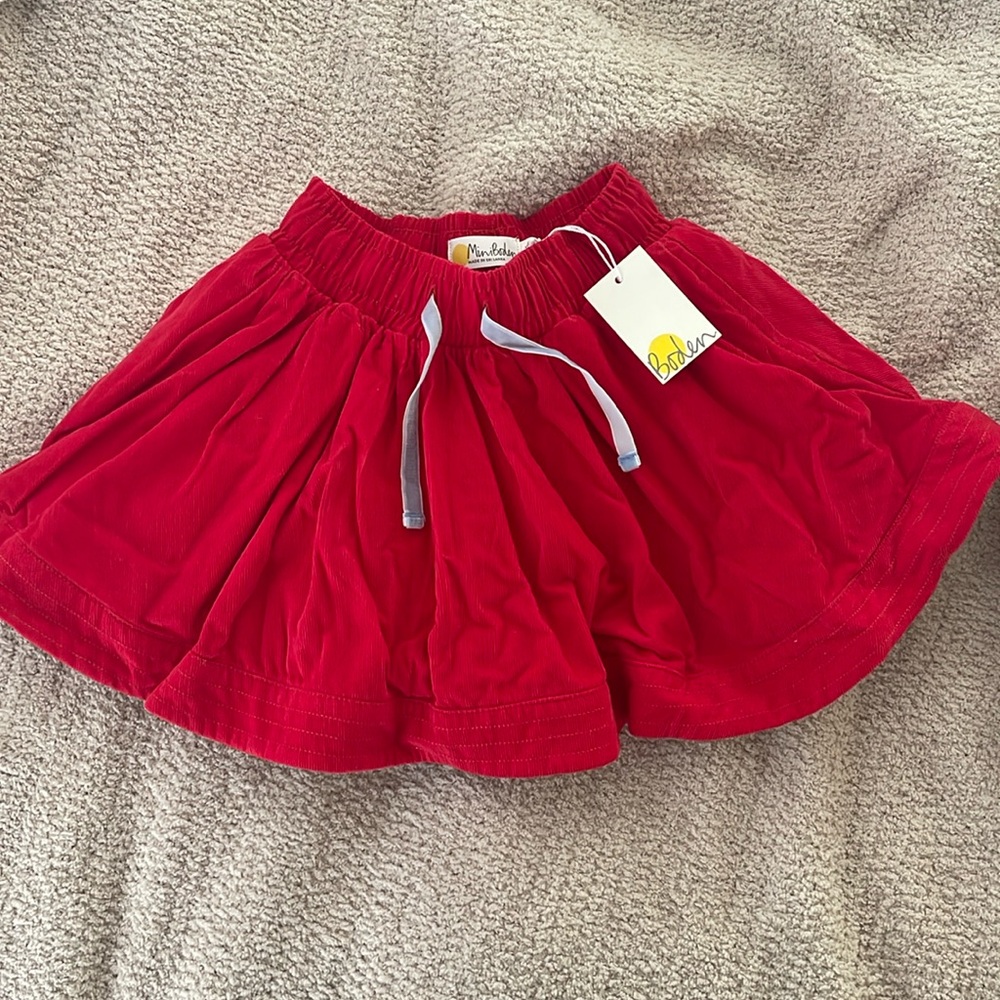 NWT Mini Boden Corduroy Skirt (size 3-4T)